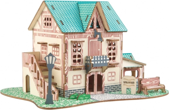 Medinė 3D dėlionė „Užeiga“ WOODCRAFT