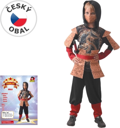 Children's Carnival Ninja Costume, 120–130 cm