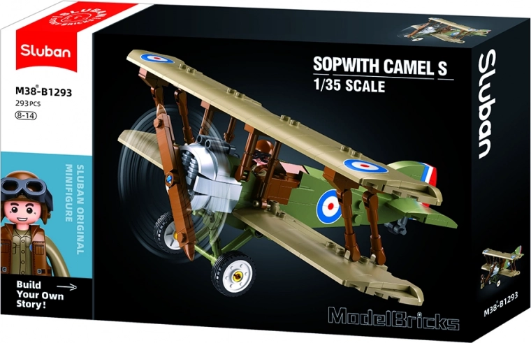 Sopwith dviplanio konstruktorius – Model Bricks