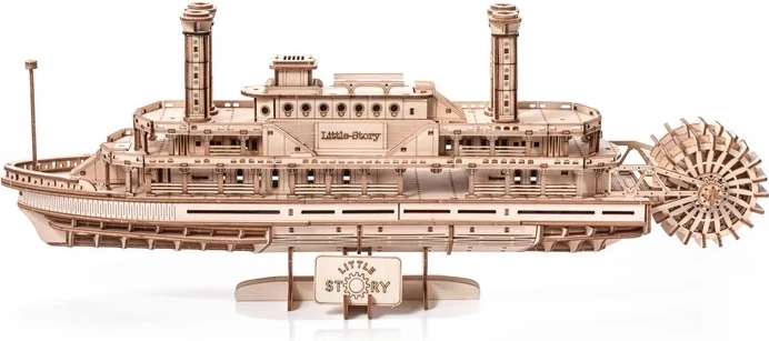 Little Story Wooden 3D Puzzle Steamboat