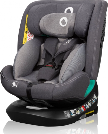 Car Seat Bastiaan I-Size grey stone 40-150 cm