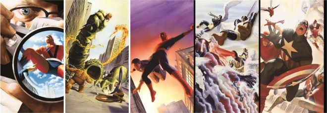 Panoraminė dėlionė CLEMENTONI – 80 metų MARVEL, 1000 dalių