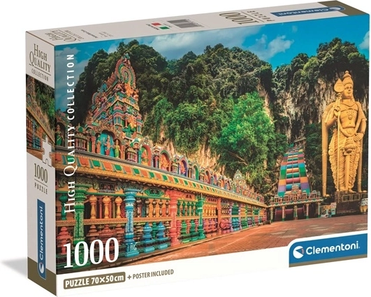 Clementoni dėlionė 1000 detalių kompaktiška tapyta Batu Caves