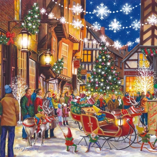 Magical Christmas motif