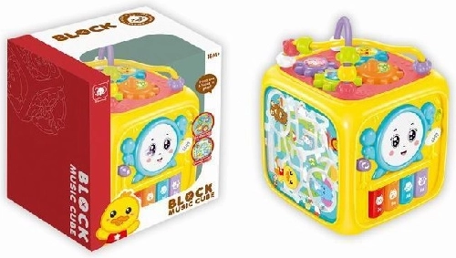 Musical educational cube for children