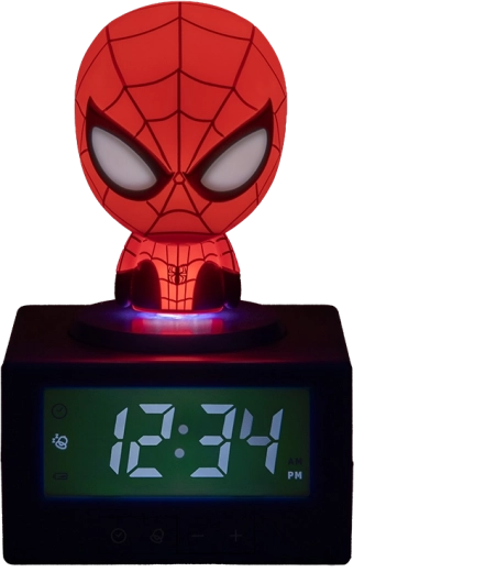 Naktinė šviesa Spider-Man galvos formos