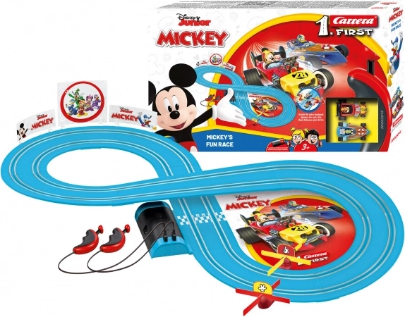 Automobilių trasa Carrera First Mickey’s Fun Race 2,4 m