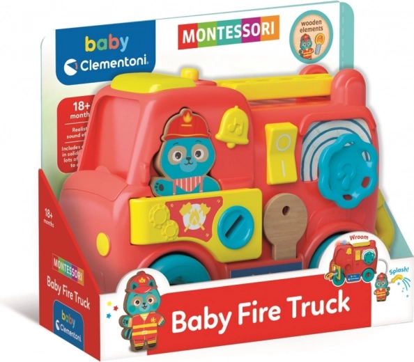 Montessori edukacinė sargybinio žaislas iš Baby Clementoni – interaktyvus Montessori žaislas smulkiosios motorikos lavinimui