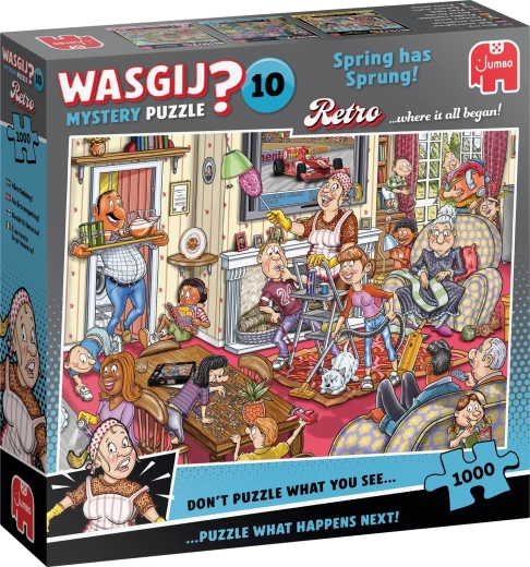 Jumbo Wasgij Retro Mystery 10: pavasaris jau čia! 1000 detalių