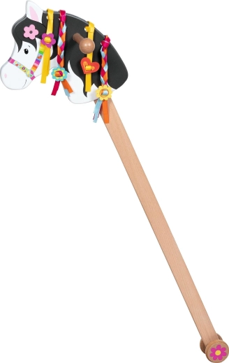 Stick horse for wild and calm rides