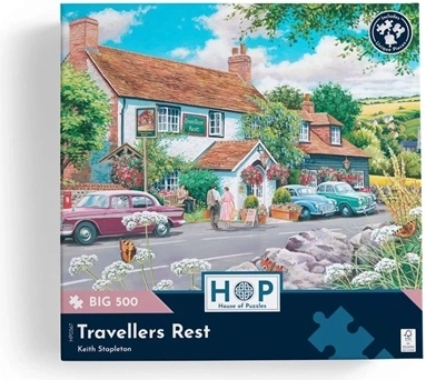 Picturesque country pub motif