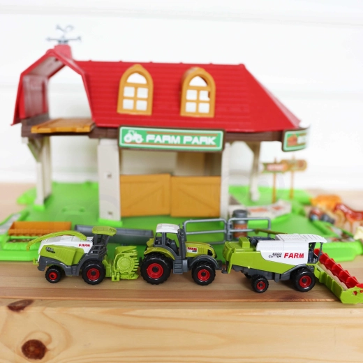 Three vehicles for farm work