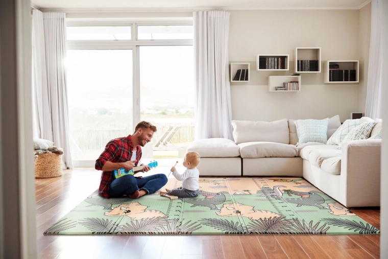 Erdvi žaidimų zona namuose ir svetainėje