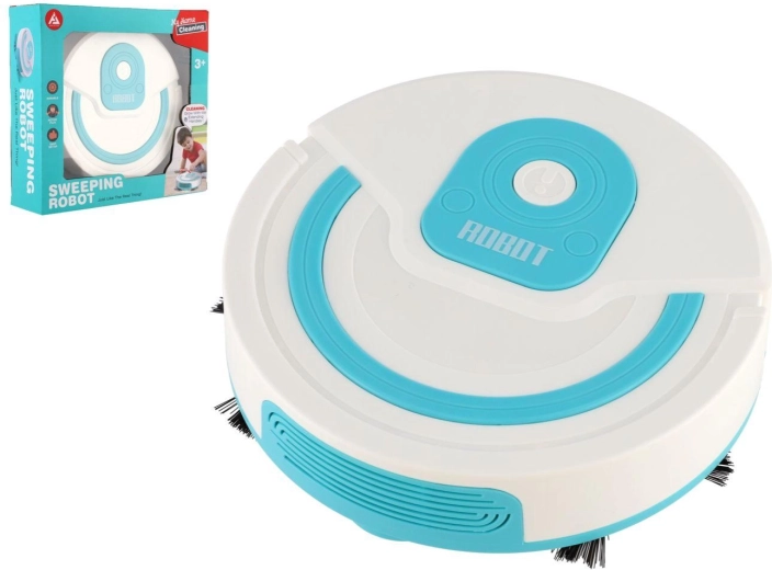 Robotinis dulkių siurblys vaikams su garsu, 17 cm