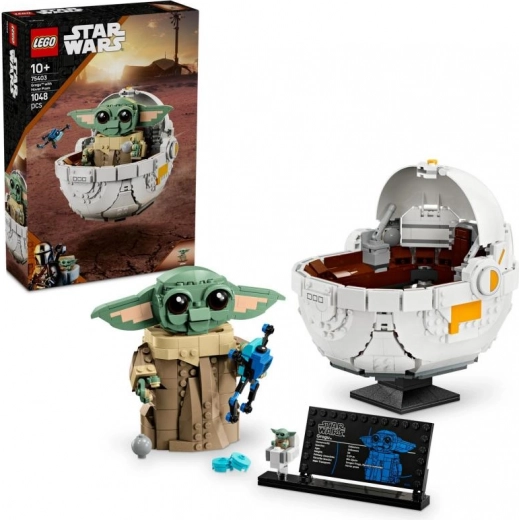 LEGO® Star Wars™ 75403 Grogu™ su sklandančiu vežimėliu