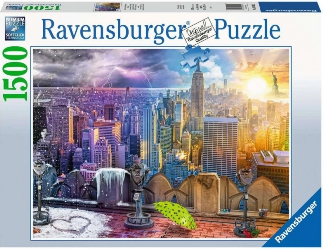 Ravensburger Puzzle Seasons of New York 1500 Pieces