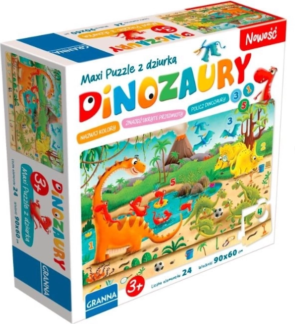 Puzzle Maxi dinozaurai