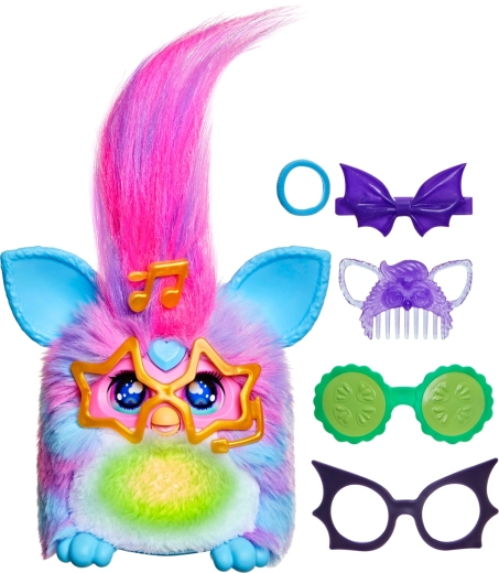 Three moods in one Furby