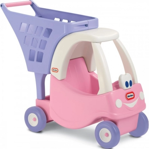 Little Tikes Princess Cozy Coupe pirkinių vežimėlis