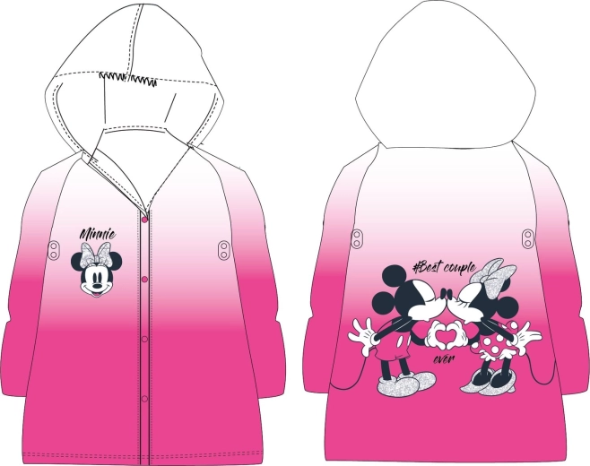 Minnie Mouse girls' raincoat (98–128 cm) - 1 piece
