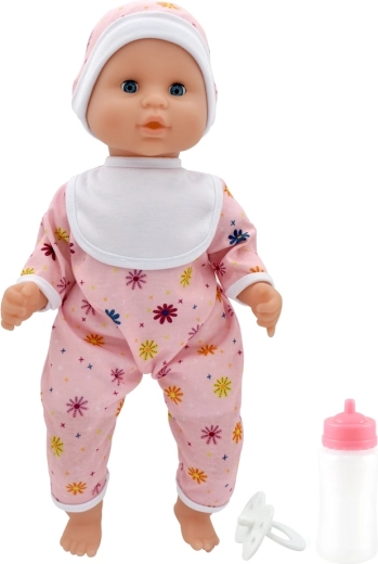 Lėlė Baby Joy rožinė 38 cm