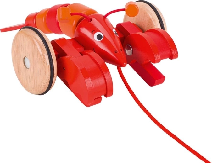 Pull Toy Wooden Ant on a String