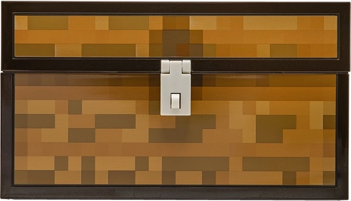 Minecraft užrakinama taupyklė skrynia