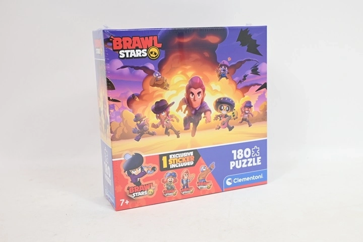 Clementoni Brawl Stars puzzle (180 pieces) in a square box