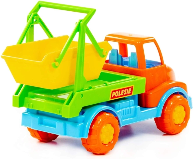 Movable container with a special mechanism