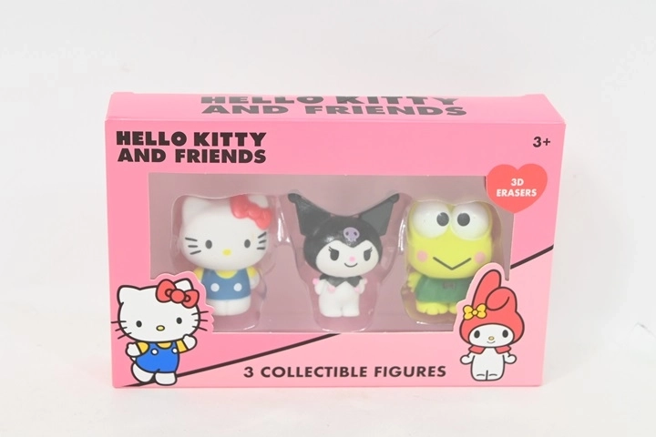 Hello Kitty and Friends 3D trintukai – rinkinys 3 vnt.
