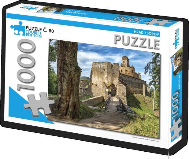 Turistinė edicija dėlionė Hrad Zborov 1000 dalių