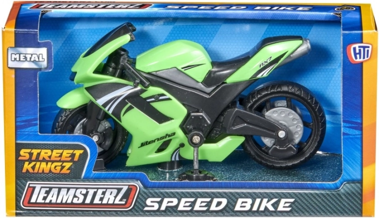 Teamsterz Speed Bike metal motorcycle with stand - 1 piece