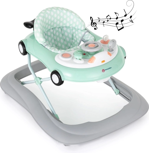 Petite&Mars vaikštynė Cabrio green su garsais