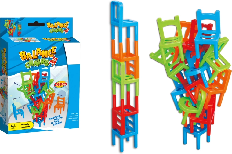 Mini Stacking Game Chairs for Children and Adults