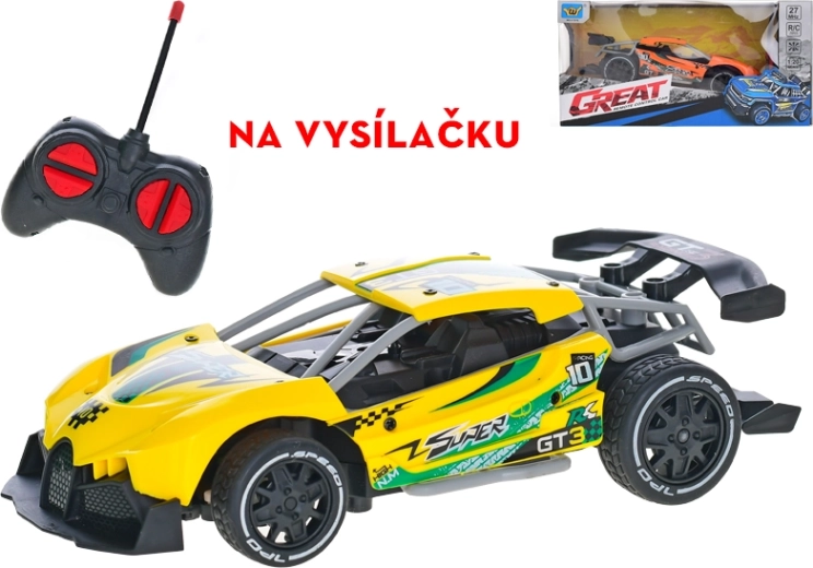 Sportinis RC automobilis 1:20, 27 MHz, 20 cm