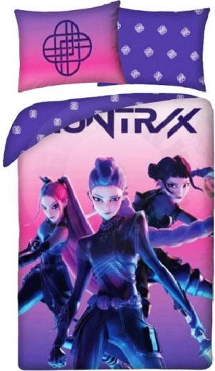 Medvilninė patalynė K-Pop Demon Hunters Huntrix 140 × 200 cm