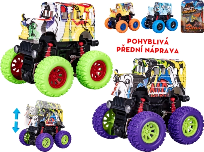 Crazy Truck inercinis autobusas 9 cm