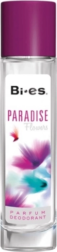 Moteriškas stiklinis dezodorantas BI-ES Paradise Flowers 75 ml