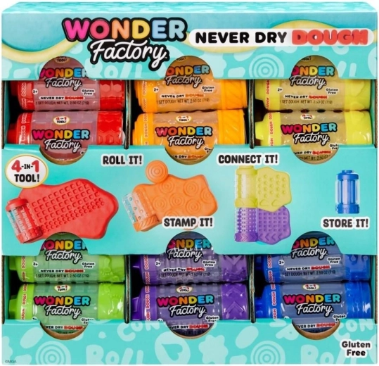Wonder Factory never-drying modeling dough – single cups