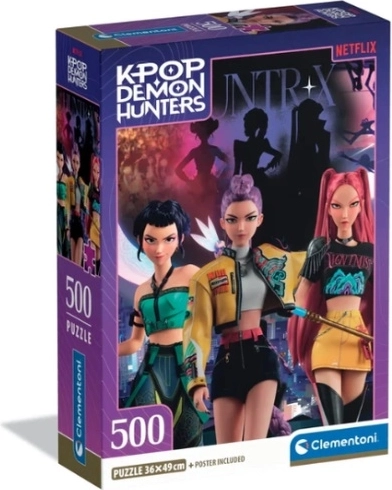 Clementoni dėlionė 500 dalių K‑Pop Demon Hunters 2