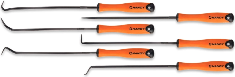 Set of Mounting Hooks and Picks, 6 Pieces