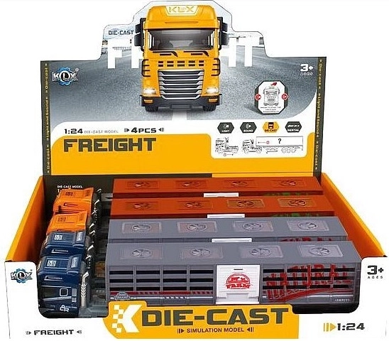 Children’s animal transport truck 39 cm with light and sound effects HAT40
