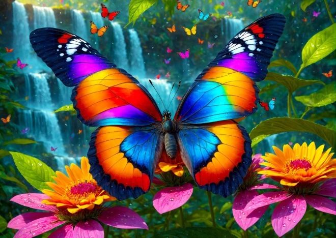 Enjoy puzzle butterfly in the forest 1000 pieces