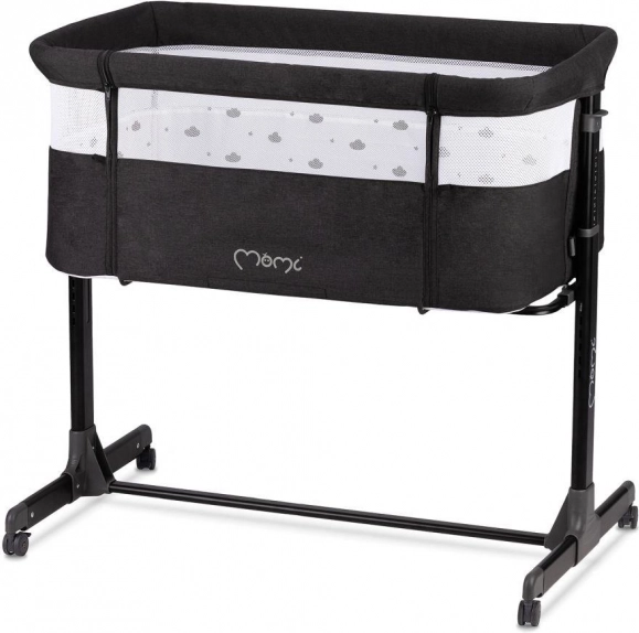 Bedside cot MoMi REVO – Dark gray
