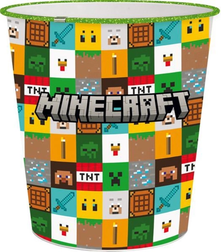 Plastikinė šiukšliadėžė MINECRAFT 5 l