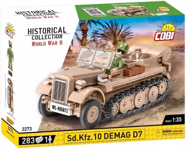 Sd.Kfz. 10 DEMAG D7 Half-Track Tractor Building Kit in 1:35 Scale