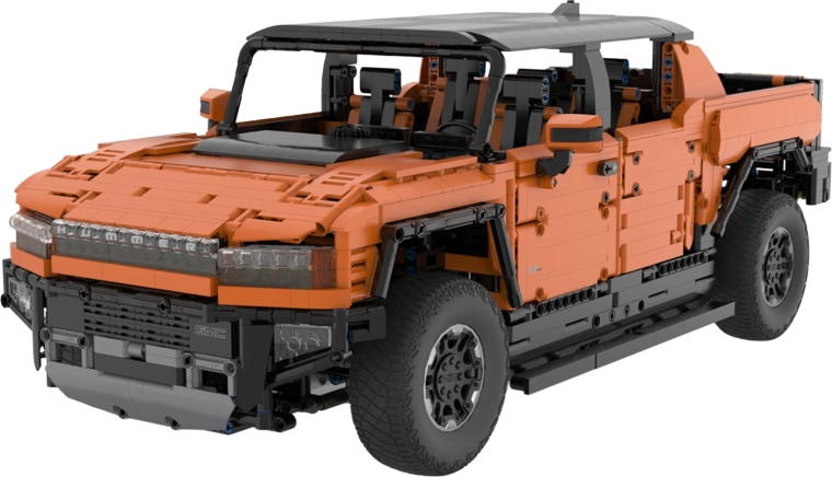 Detailed Hummer EV model in 1:10 scale