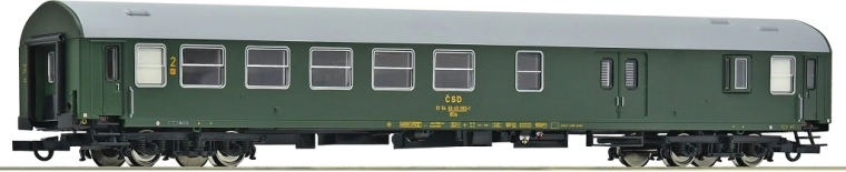 Passenger coach with luggage compartment type Y, 2nd class, CSD H0