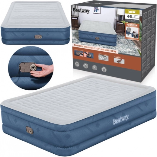 Bestway pripučiama dvigulė lova su integruotu siurbliu 203 × 152 × 46 cm