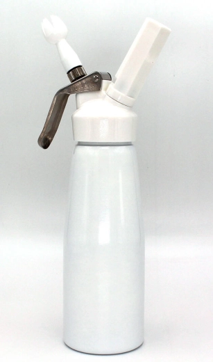 Plakštės grietinėlės sifonas 0,5 l baltas LISS Home Chef